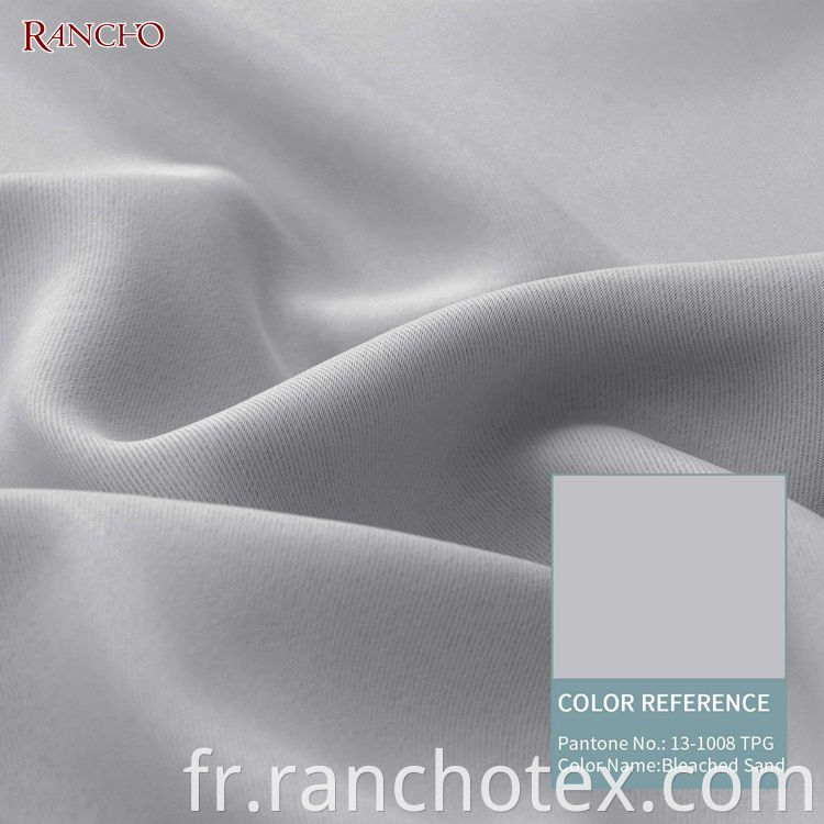 Taille personnalisée Double couche à 100% Béaute-rideau rideau de fenêtre pour chambre à coucher